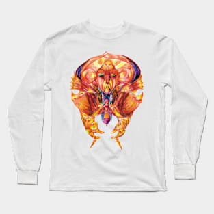 Lion knight. Reversed drawing Long Sleeve T-Shirt